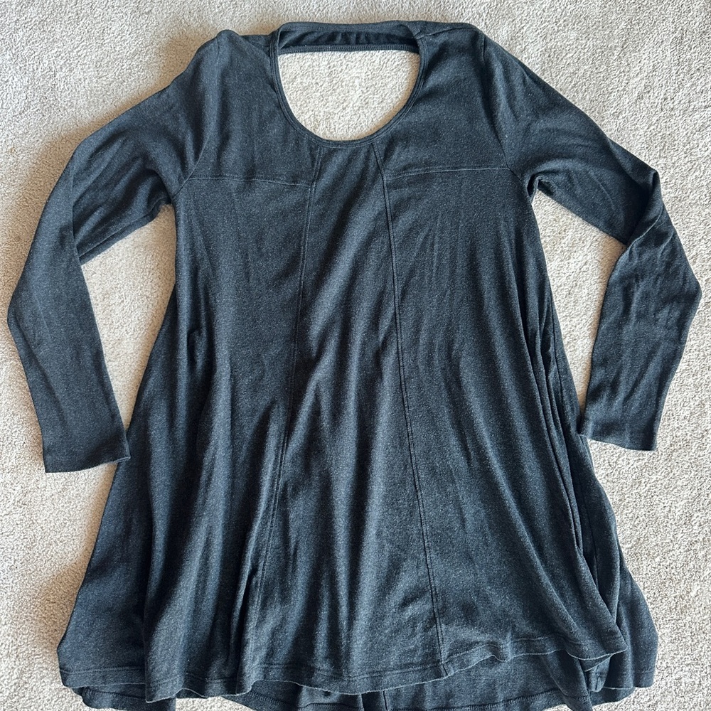Rip Curl Charcoal Long Sleeve Tunic